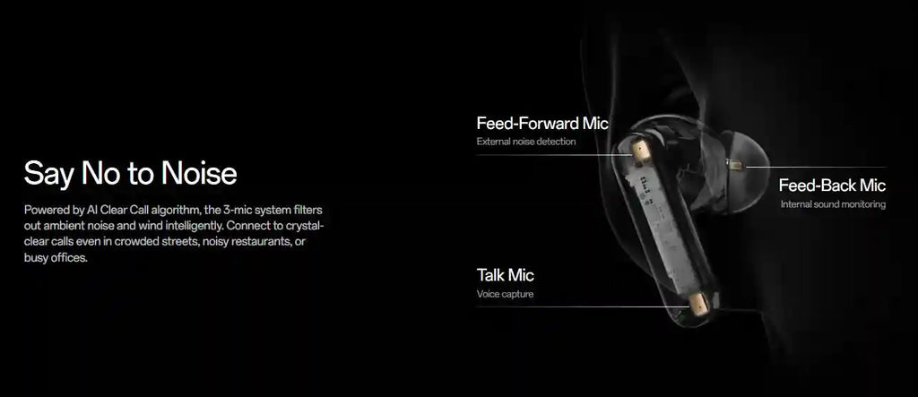 OnePlus Buds 4 Wireless Earbuds | 55dB ANC & 45Hr Battery | Zen Green Tidesmit