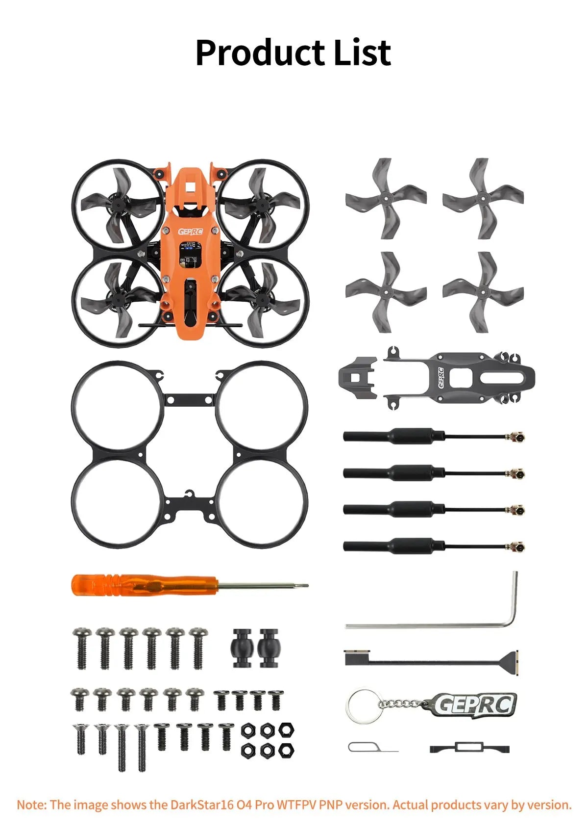 GEPRC DarkStar16 1.6 Inch FPV Drone | O4 Pro & ELRS Options Tidesmit