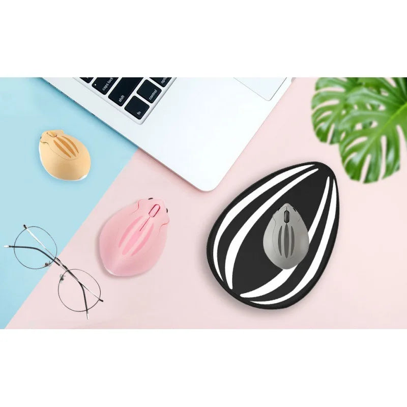 Mini Wireless Mouse 3D Cute Hamster 2.4G Bluetooth Dual Mode Connectivity Long Battery Life Mute USB Optical Mouse For Laptop PC