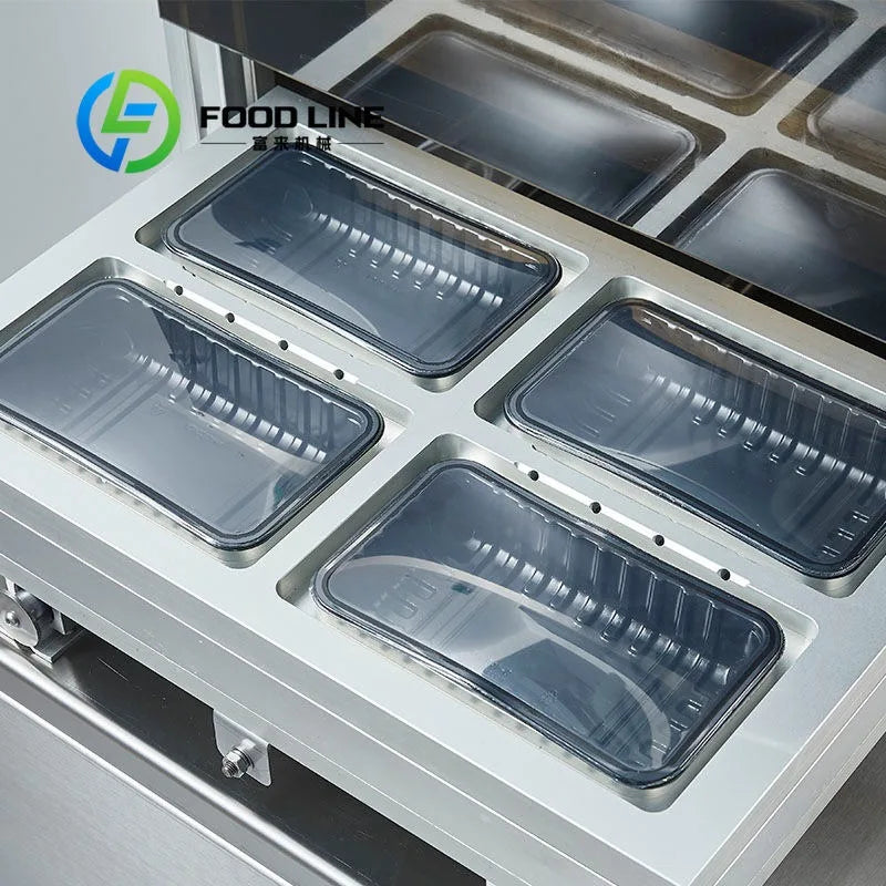 High Quality Vacuum Tray Sealer Machine MAP Modified Atmosphere Packing Machine Seafood Packaging Sealing Machine