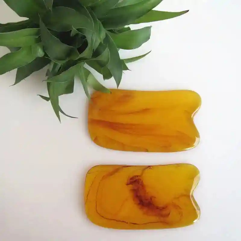 Gua Sha Scraping Tool Set 6-in-1 Face Body Massage Kit - Amber Eye Massage Instrument Tidesmit