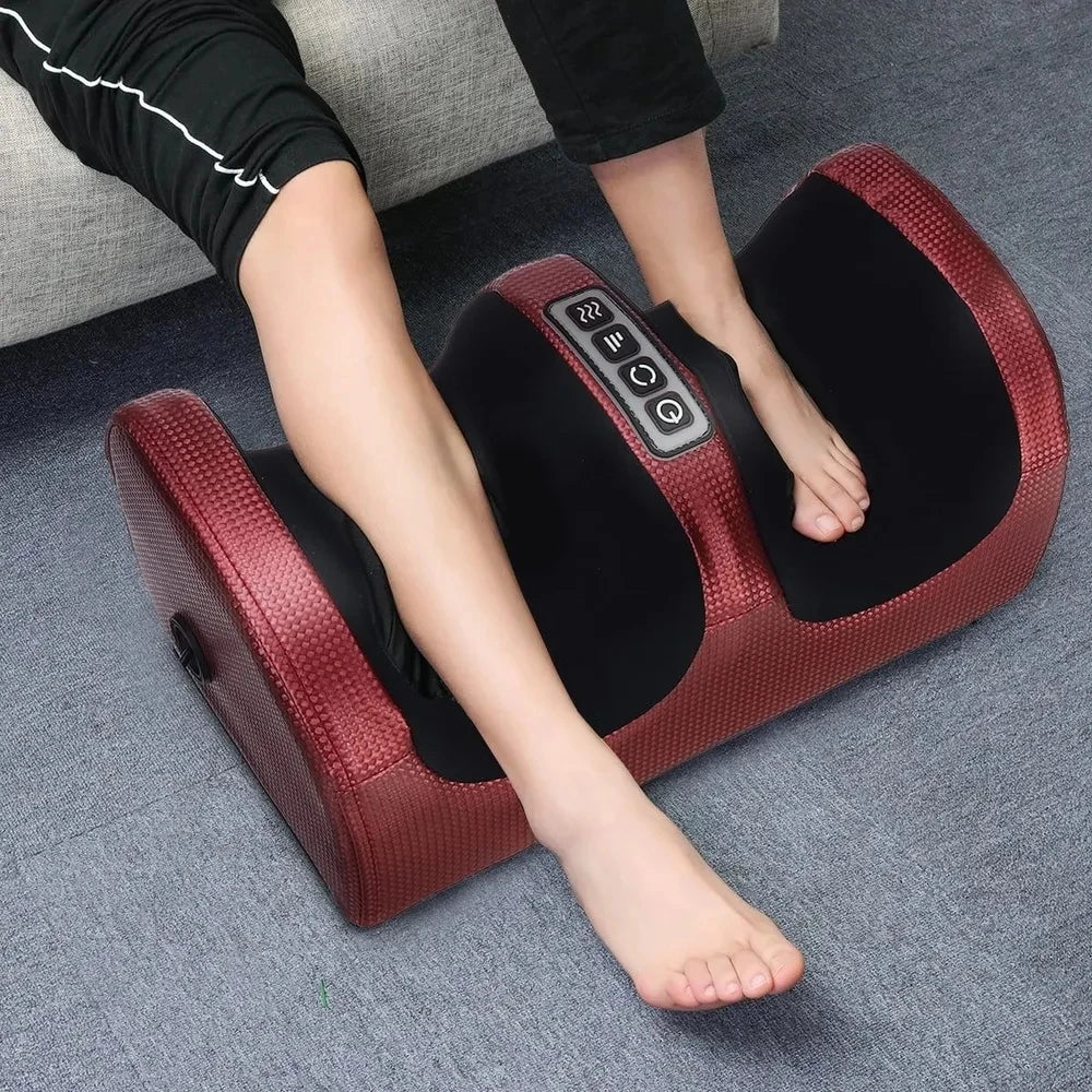 Electric Foot Massager with Heat - Shiatsu Deep Tissue Muscle Relief Body Shaping Massage Equipment Tidesmit