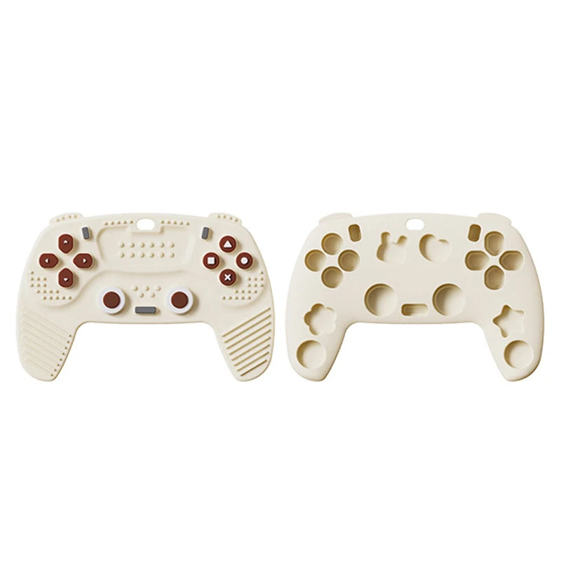 Silicone Baby Teething Toys Remote Control, Remote Control Game Controller Silicone Teething Toy for Babies 6-12 Months Gifts