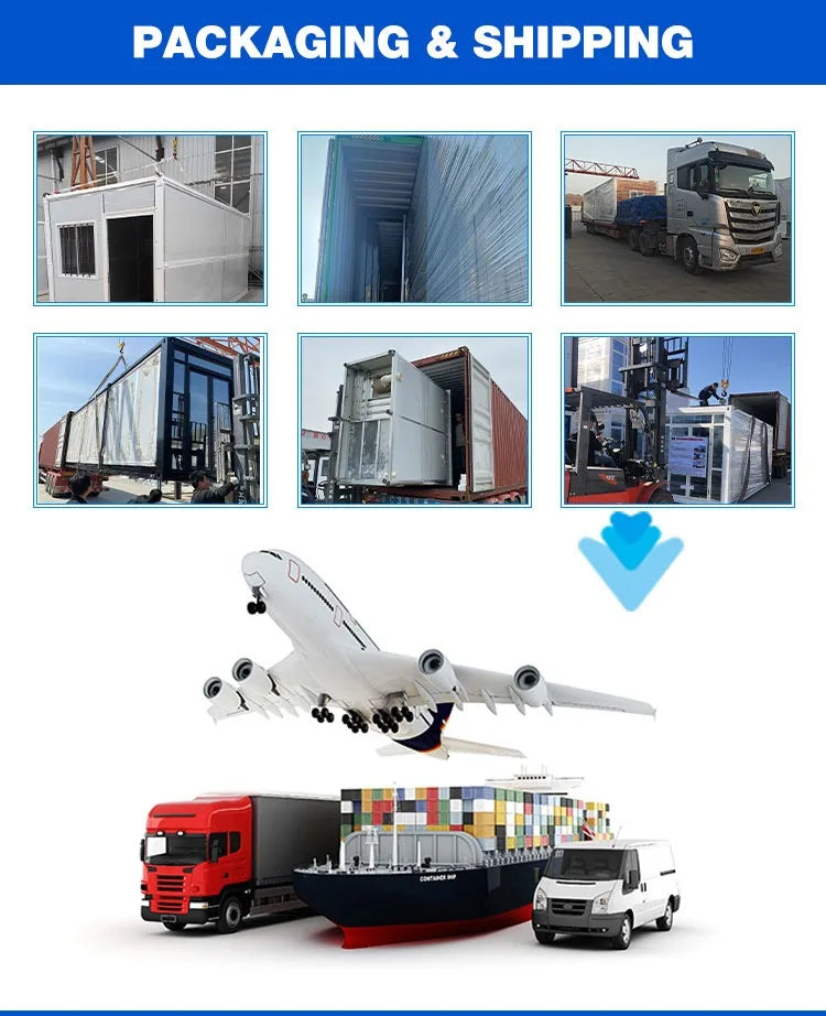 Remote Mobile Homes 20ft 40ft Luxury Modern Prefab 3 Bedroom Portable Container House Granny House Expandable Home