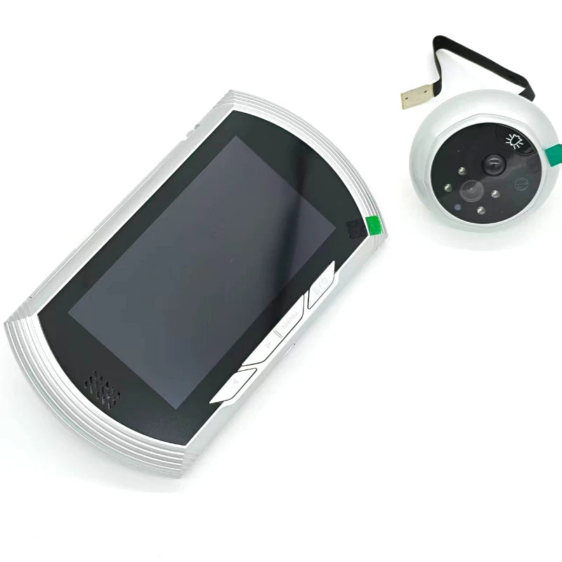 4.5 Inch Smart Digital Door Station Camera Infrared Night Vision Doorbell Door Eye Video Recording Peephole Viewer Doorbell