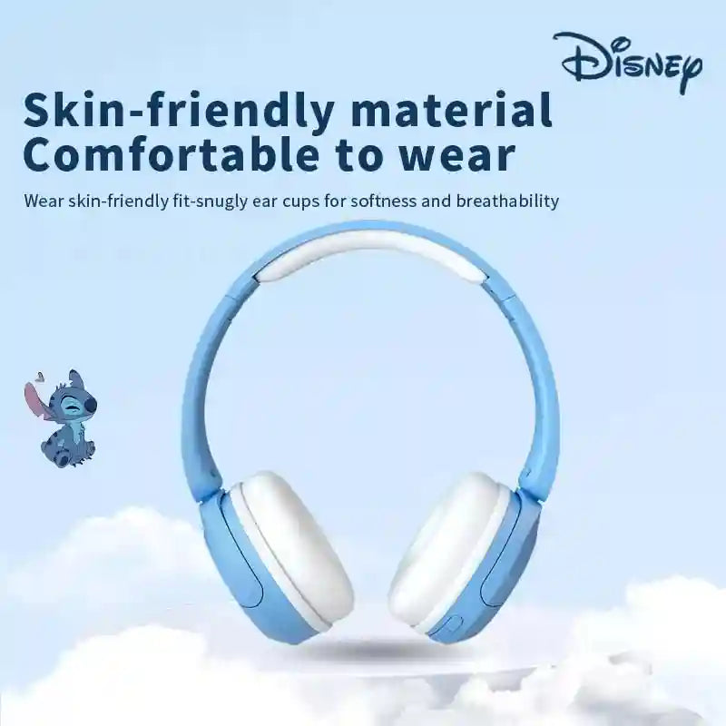Disney Wireless Headphones - Noise Cancelling Over-Ear Kids Headset Tidesmit