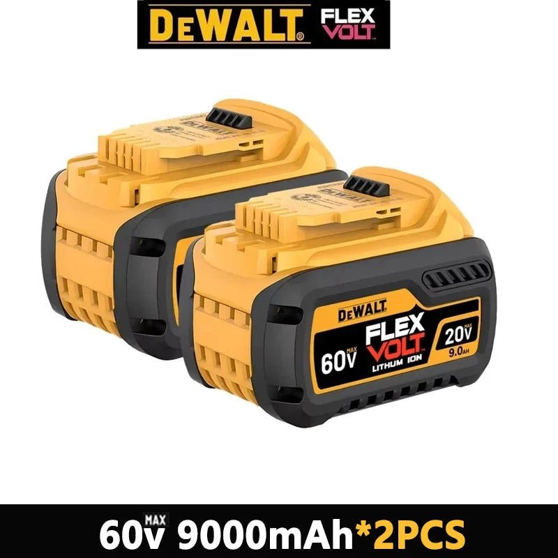 DeWALT 100% Original Battery 20V/60V 6Ah 9Ah MAX FlexVolt for DCB606 DCB205 DCB206 DCB209 DCB182 Power Tool with Charger