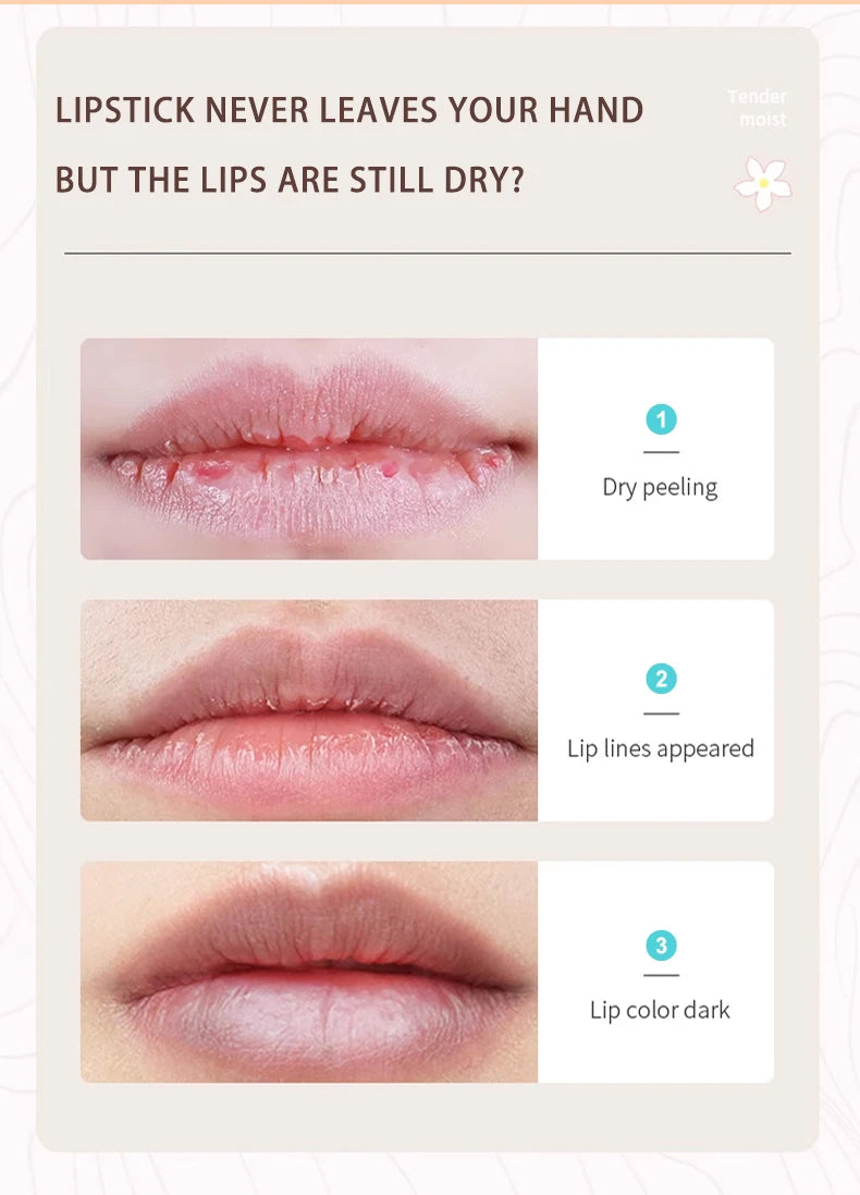 Moisturizing Lip Balm Tint - Fruit Scented Nourishing Treatment by Tidesmit Lip Care Tidesmit