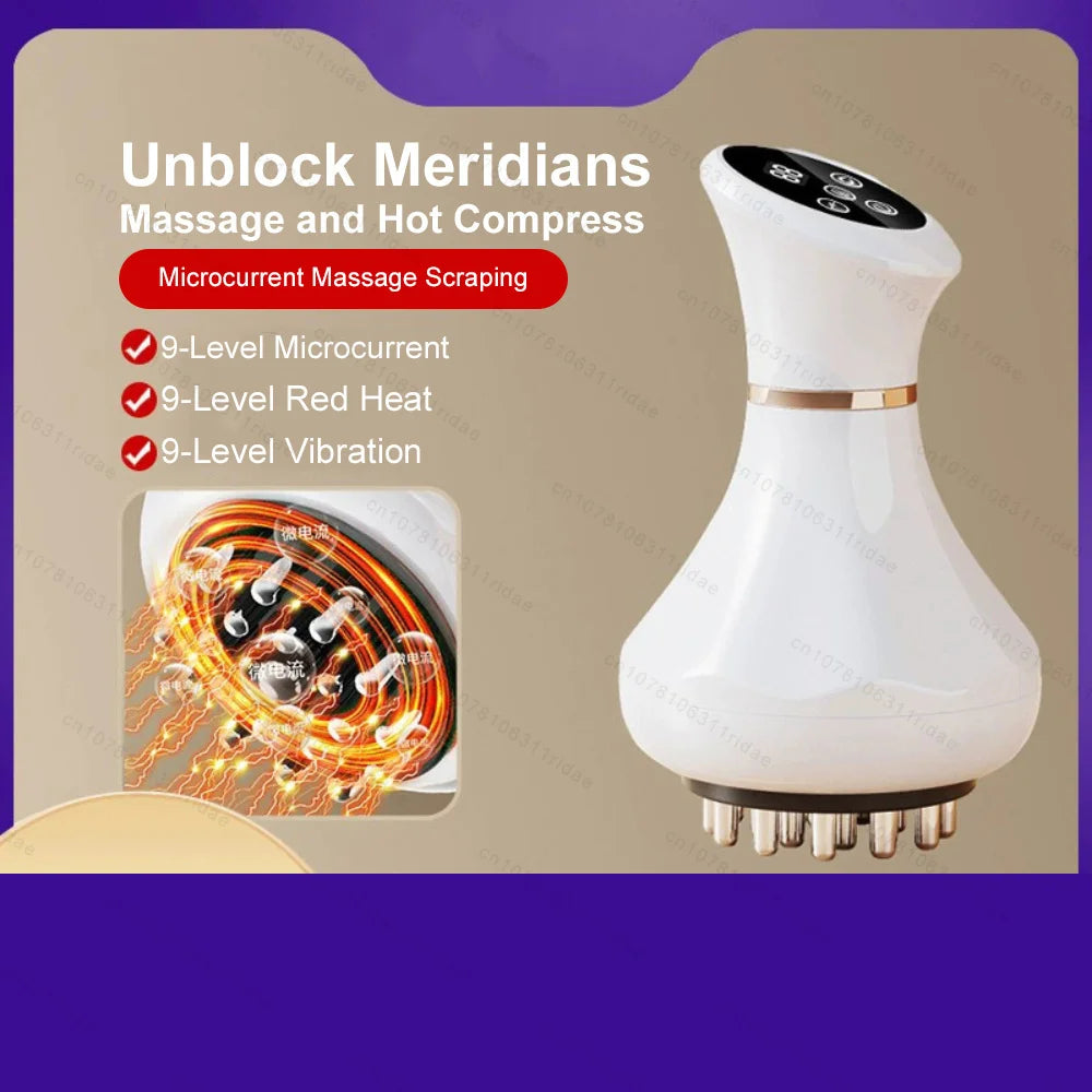 Anti Cellulite Massage Tool - White Lymphatic Drainage Sculpting Device Relaxation Treatment Tidesmit