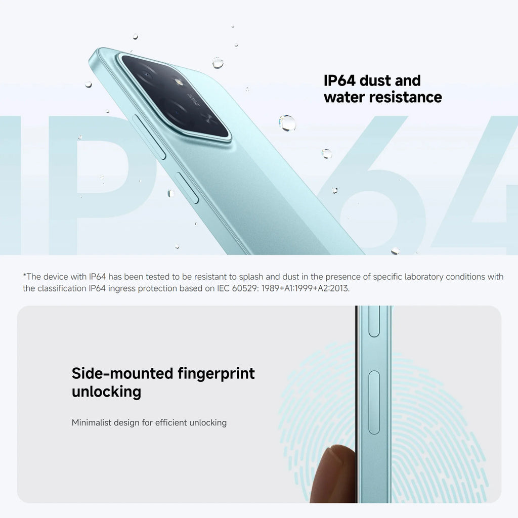 POCO C85 4G 6+128GB Global Version 6.9“ 120Hz Dot Drop Display MediaTek Helio G81-Ultra 50MP Main Camera 6000mAh 33W NFC IP64