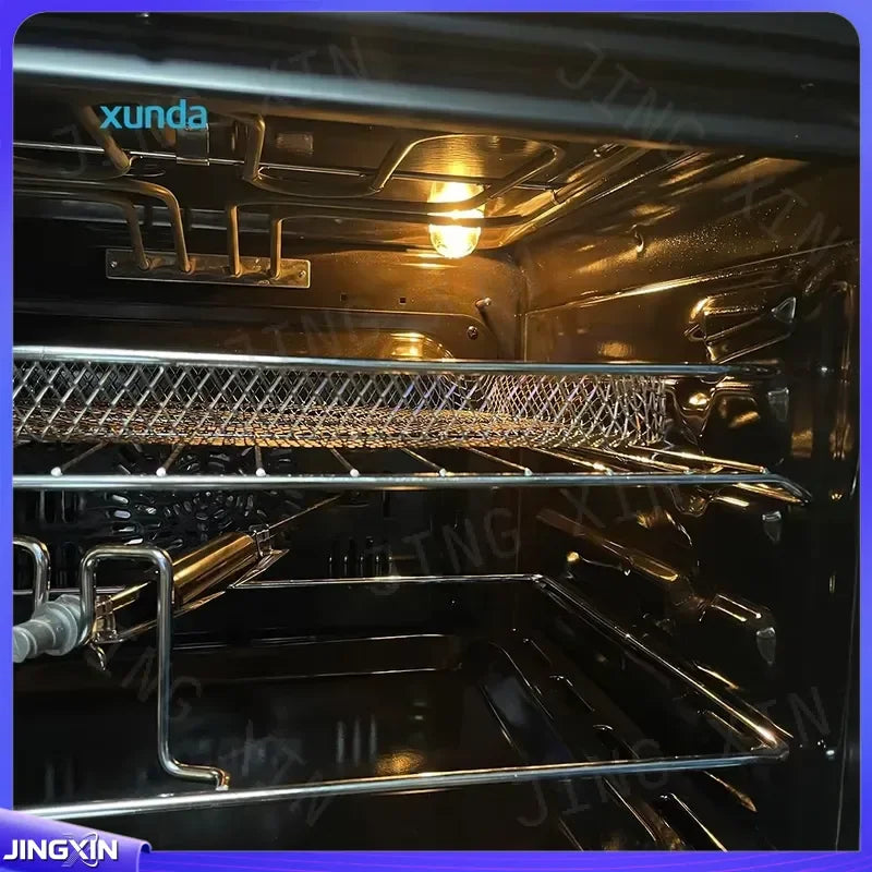 Custom for Air Fryer Oven 220V Built-in Electric Wall Oven Touchscreen Large Capacity Home Baking Appliance Kitchen Cooker