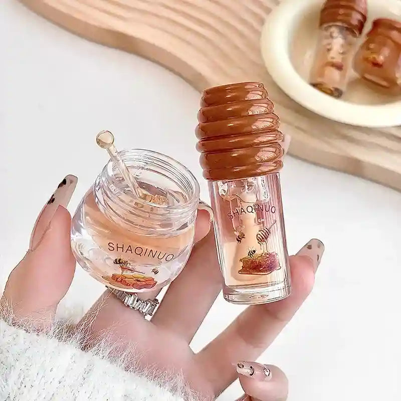 Honey Lip Oil Set – Nourishing Lip Treatment & Hydrating Care Lip Care Tidesmit
