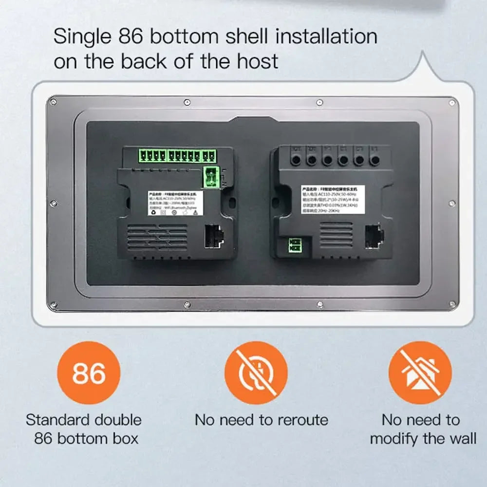 Smart Home Control Panel 8 Inch Touchscreen Zigbee Gateway Tidesmit