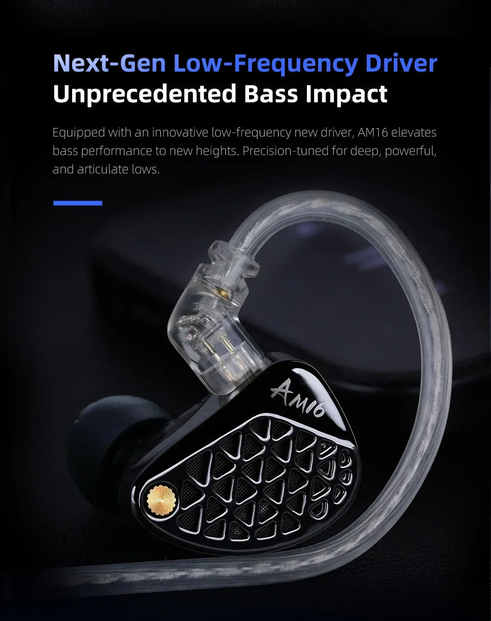 Tidesmit 16BA Driver Wired Earbuds HiFi Bass Noise Isolating Tidesmit