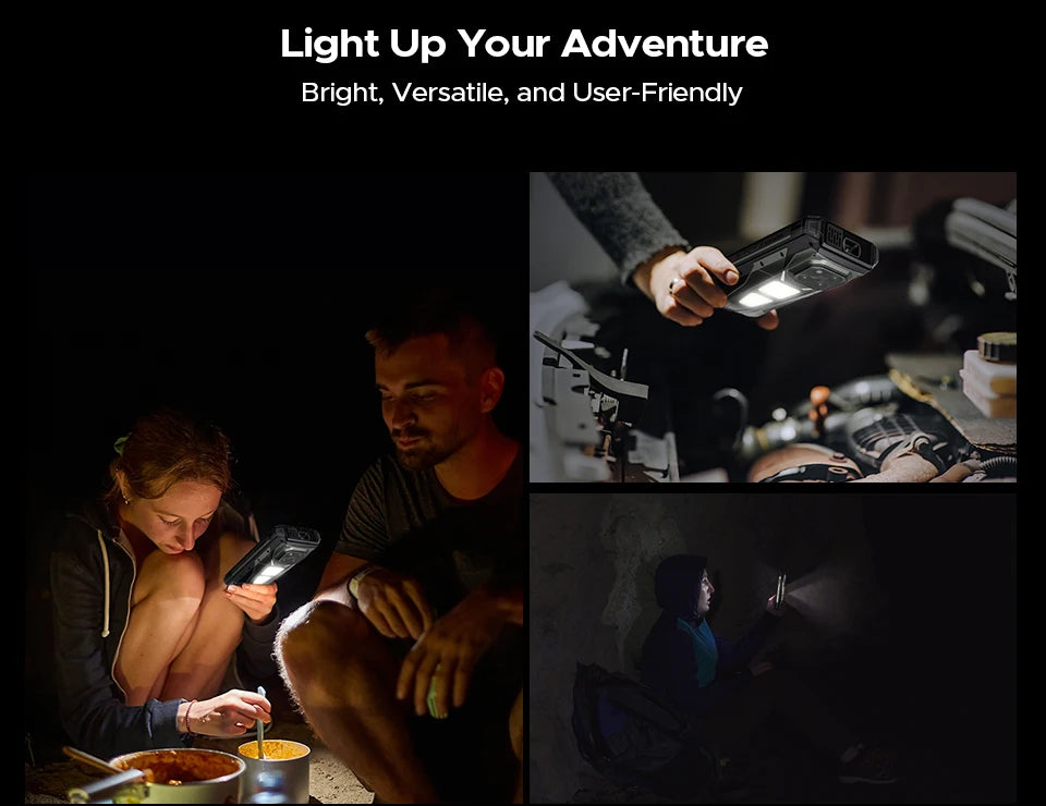 DOOGEE V Max Play 5G Projector Rugged Phone 6.78" 120Hz 20500mAh Dual Camping Lights16GB+512GB 200MP Main Camera NFC Smartphone