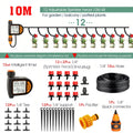 20M Smart Garden Timer Irrigation Set  LCD Automatic Watering Controller Set With Rain Sensor for Farms IPX5 Waterproof