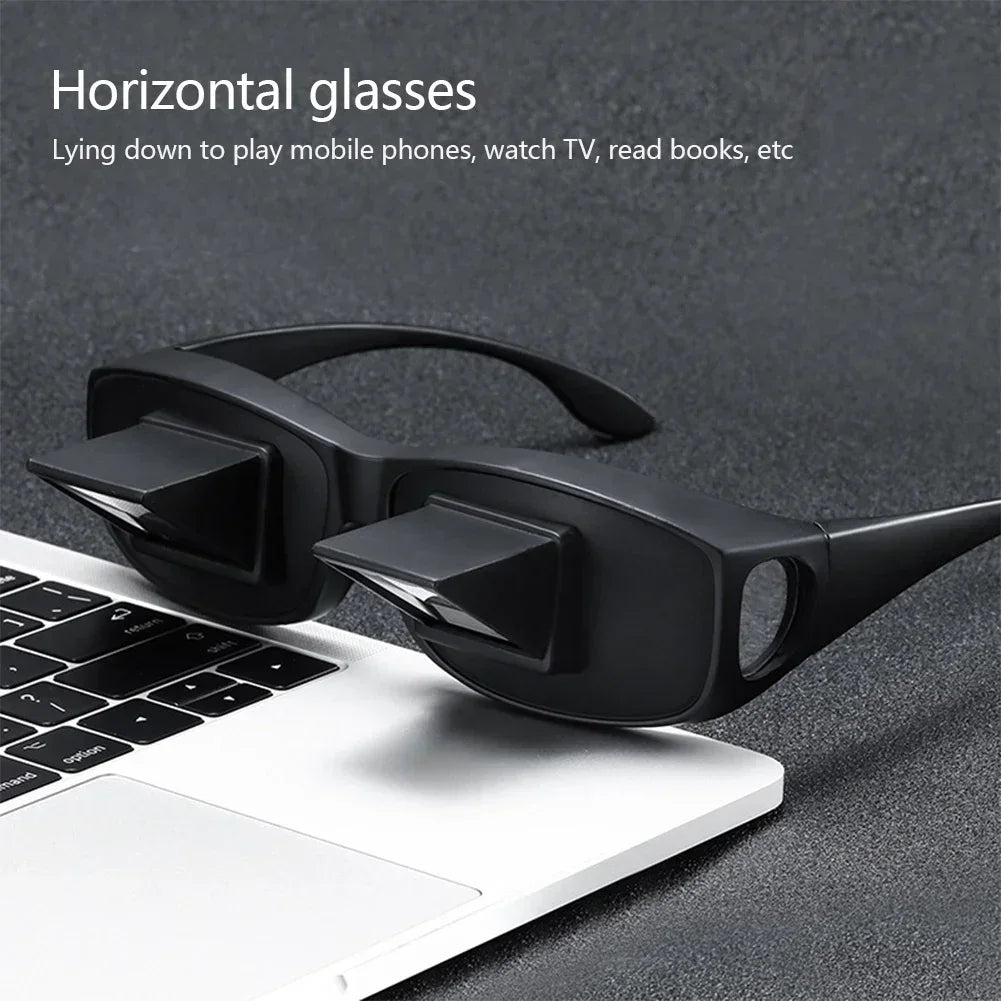 Prism Glasses for Reading in Bed - Ergonomic Horizontal View Tidesmit
