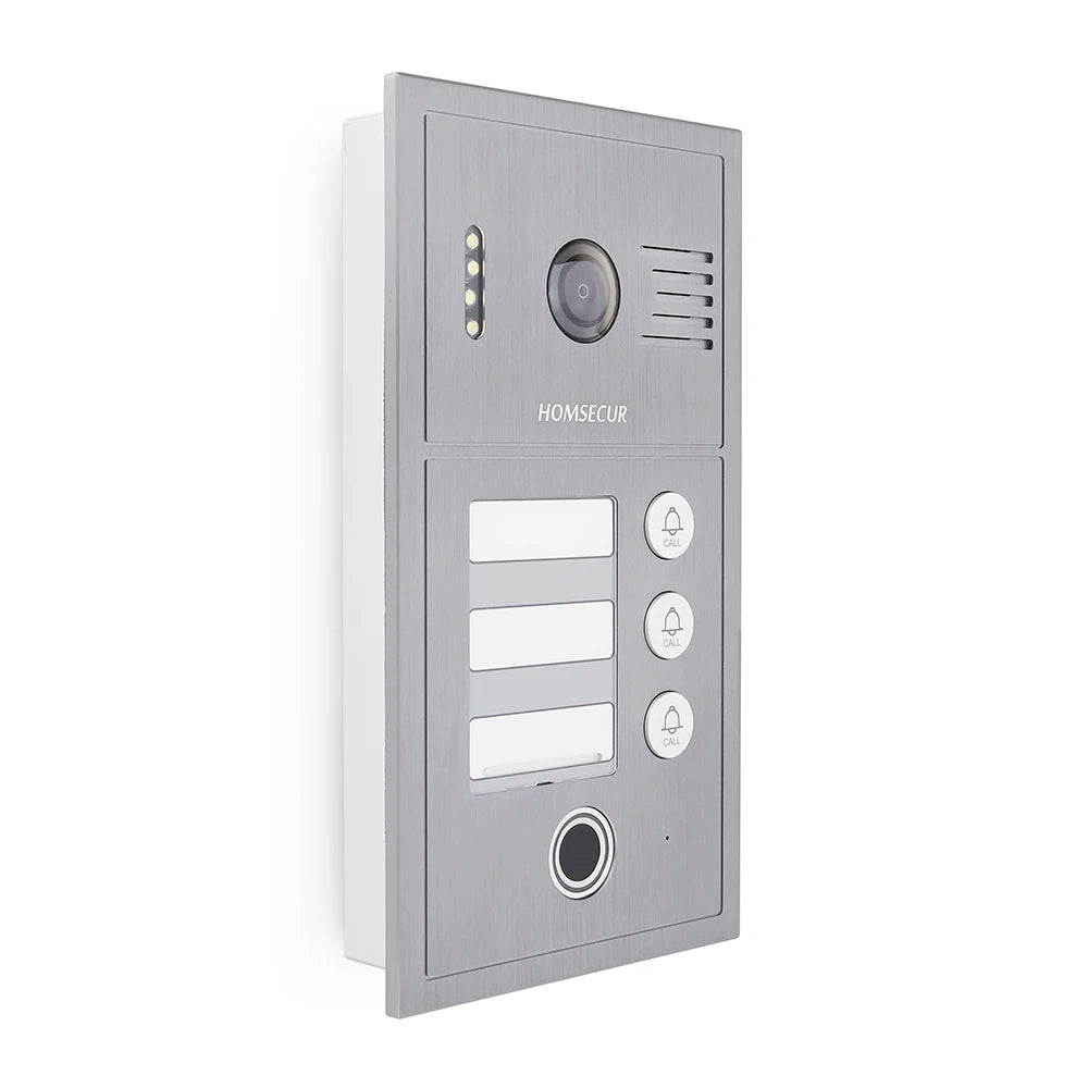 PoE Doorbell Camera B19CP-H With 13.56Mhz Keyfobs Fingerprint Access For HDK IP Series Video Door Intercom