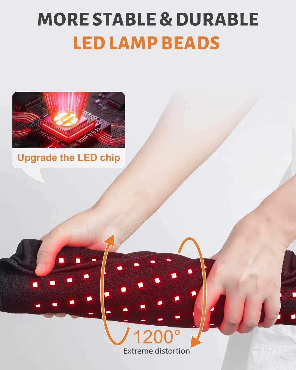 406pcs Leds Red Light Heating Larger Size Pad 660nm Waist Back Shoulder Muscle Pain Yoga mat Relief Relax Infrared Light 850nm