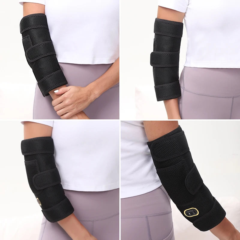 Elbow Massager with Heat & Vibration Therapy - Portable Pain Relief Relaxation Treatment Tidesmit