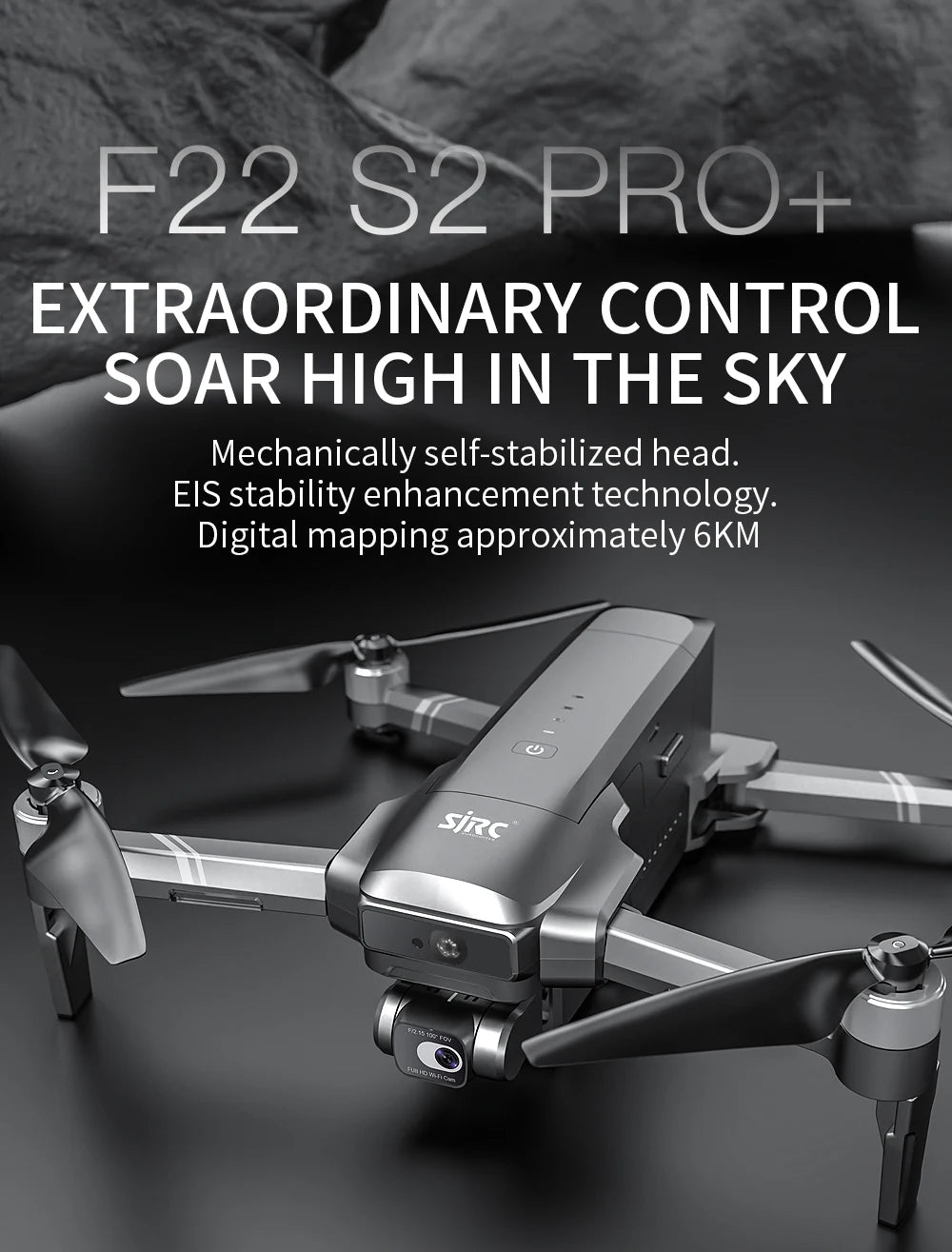 4K GPS Drone With Gimbal – Professional Obstacle Avoidance Quadcopter Tidesmit