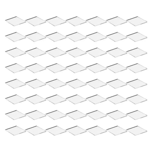 Rhombus self-adhesive mini mirror tiles, shiny silver reflective diamond tiles in rows