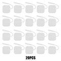 TENS Electrode Pads 5x5cm Replacement Gel Patches - 20 Pack Tidesmit Body Shaping Massage Equipment Tidesmit