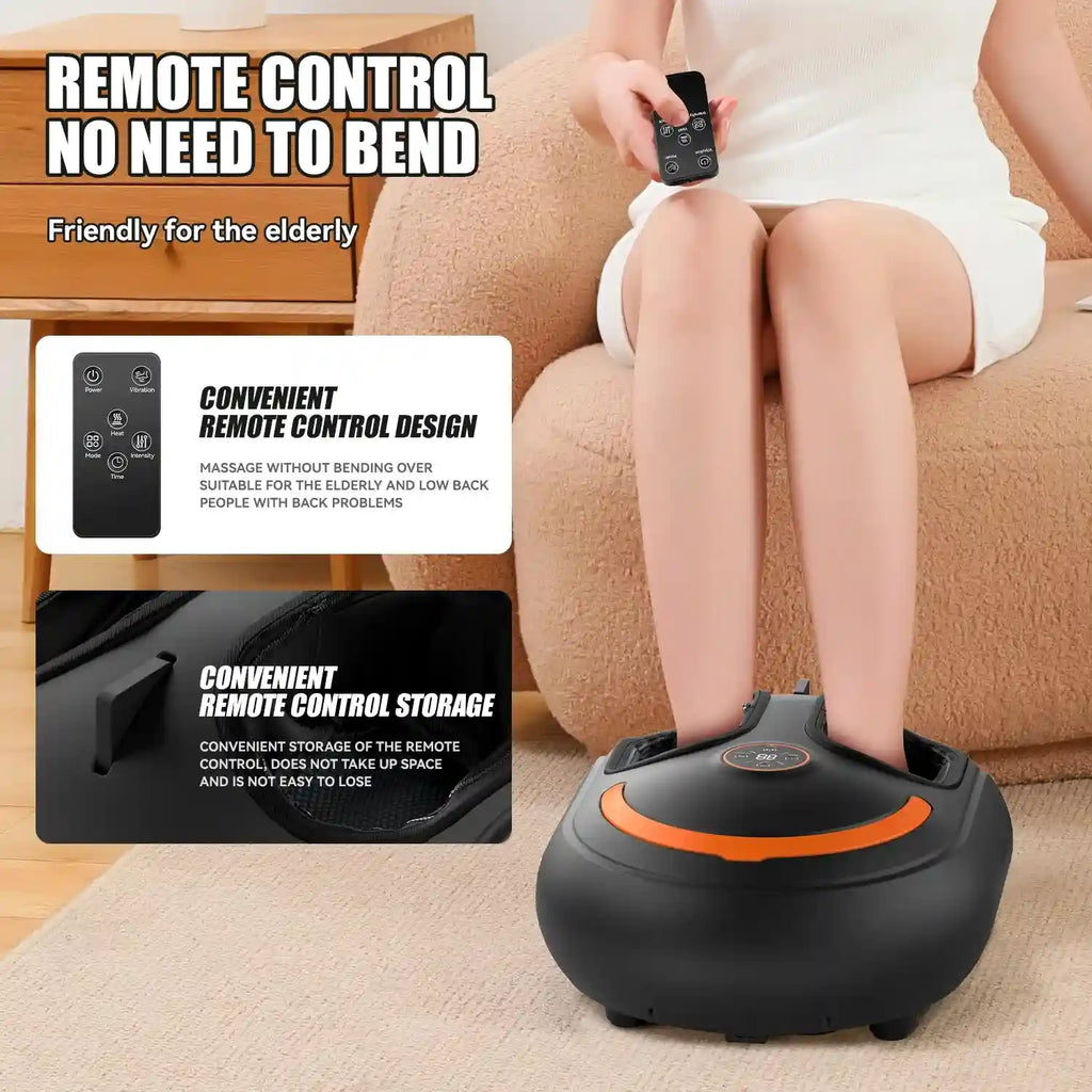 Electric Foot Massager Roller with Airbag Compression and Heat Massage Roller Tidesmit