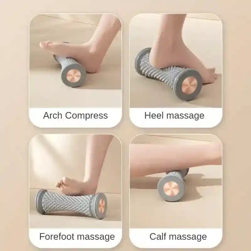 Foot Massage Roller for Plantar Fasciitis Therapy - Ergonomic Design Massage Roller Tidesmit