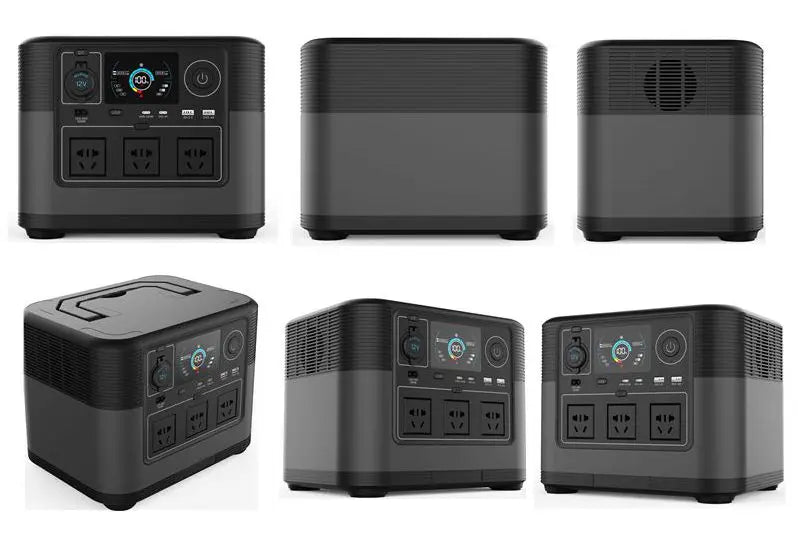 2026 new 220V 110V 1200W portable power station with solar panels, 1000Wh foldable,