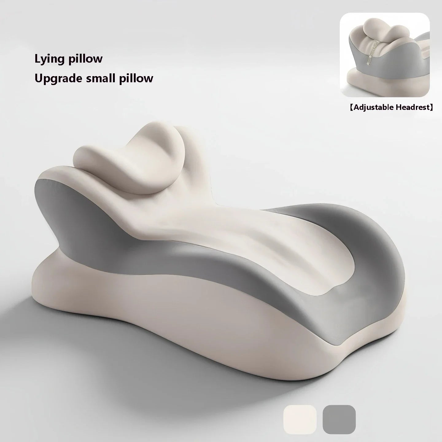 Memory Foam Ergonomic Pillow for Neck Support and Muscle Relief Massage Cushion With pillow A Tidesmit