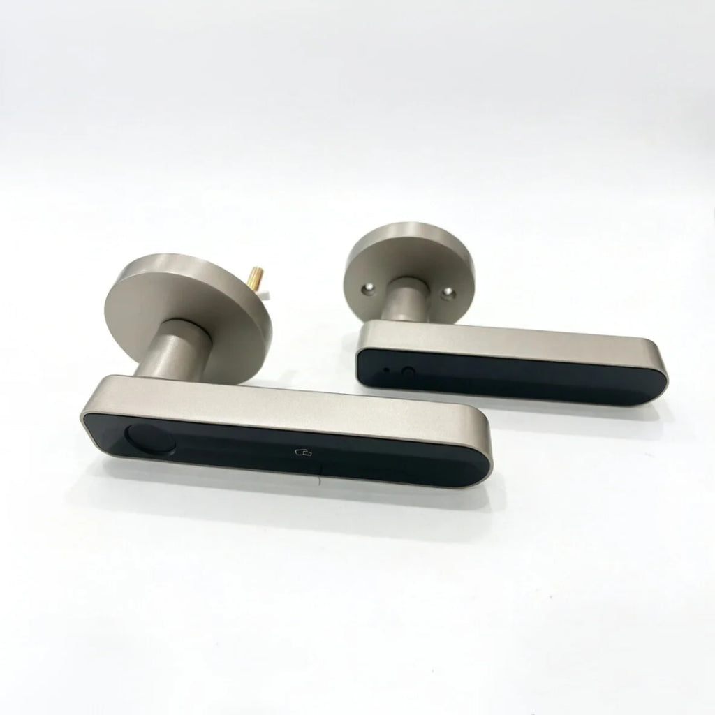 ICCSSI Smart Door Lock Fingerprint Lock Fingerprint/Tuya APP/Password/IC Card/key Unlock Multi Language Audio Playback B208APRO