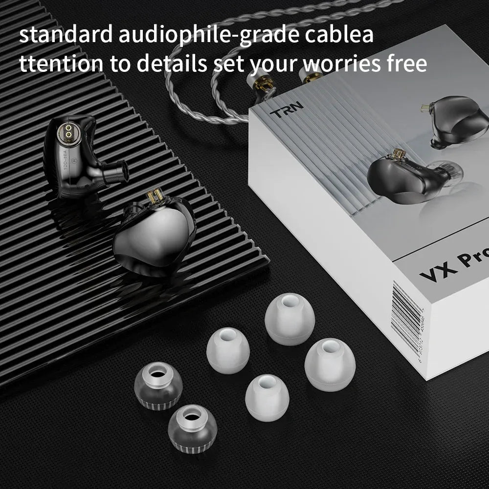 Tidesmit 9-Driver Hybrid In-Ear Monitors | HiFi Wired Noise-Isolating Earphones Tidesmit