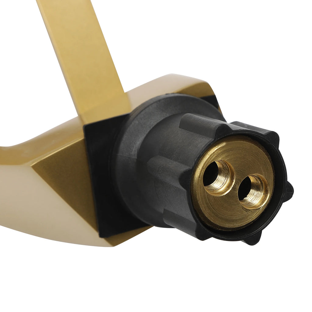 Gold Bathroom Waterfall Mixer Tap Modern Washbasin Faucet Copper Basin Tap Elegant Lift Off Type