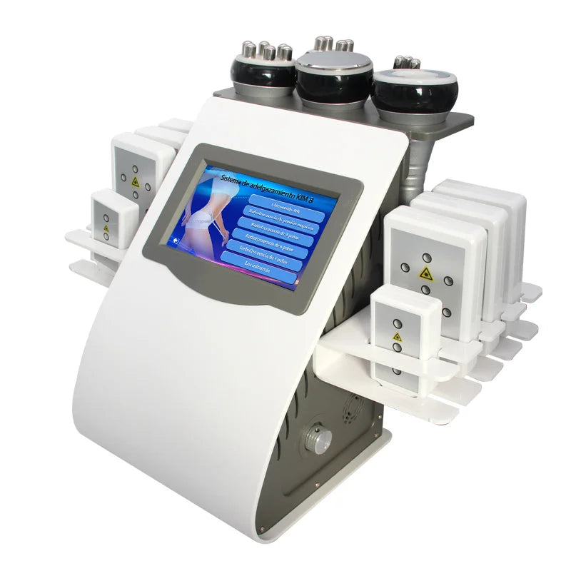 6-in-1 Cavitation Slimming Machine with Ultrasonic Body Contouring Body Shaping Massage Equipment Tidesmit