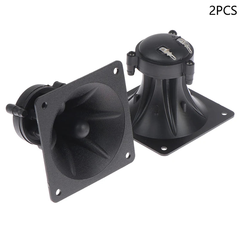 2PCS Tweeters 85MM Piezoelectric Tweeter Loudspeaker Buzzer Treble Square Audio Speaker
