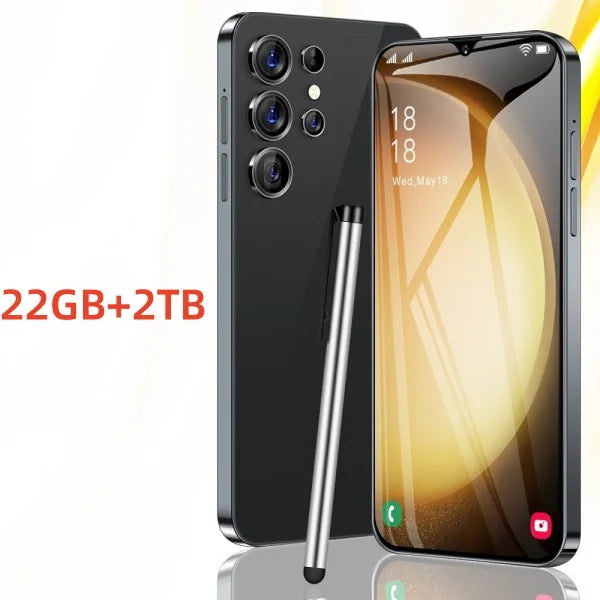 Silicone Case for S27 Ultra: Military-Grade Shock-Absorbing Protection Black 22GB 2TB Tidesmit