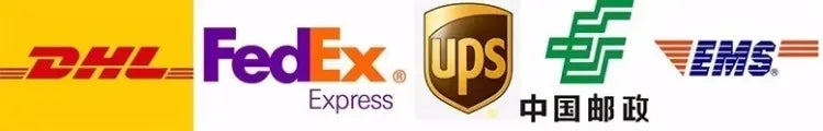 Electric hot pot shipping icons with FedEx, UPS, EMS, and China Post logos