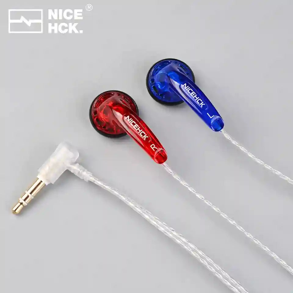 Wired 3.5mm HiFi Earbuds - Green Monitor Headphones for Clear Audio Tidesmit