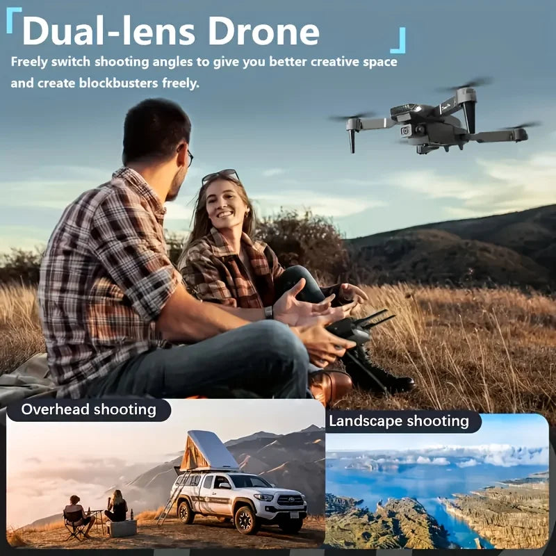 4K Camera Drone - Foldable Quadcopter with HD Lens for Beginners Tidesmit