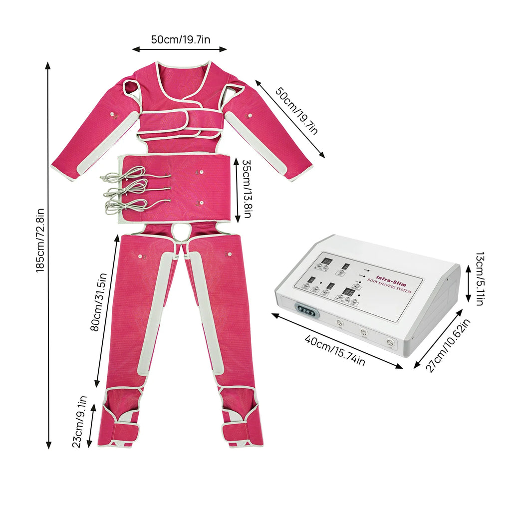 Full Body Massage Suit with Infrared Heat Therapy - 220V Portable Device Body Shaping Massage Equipment Tidesmit