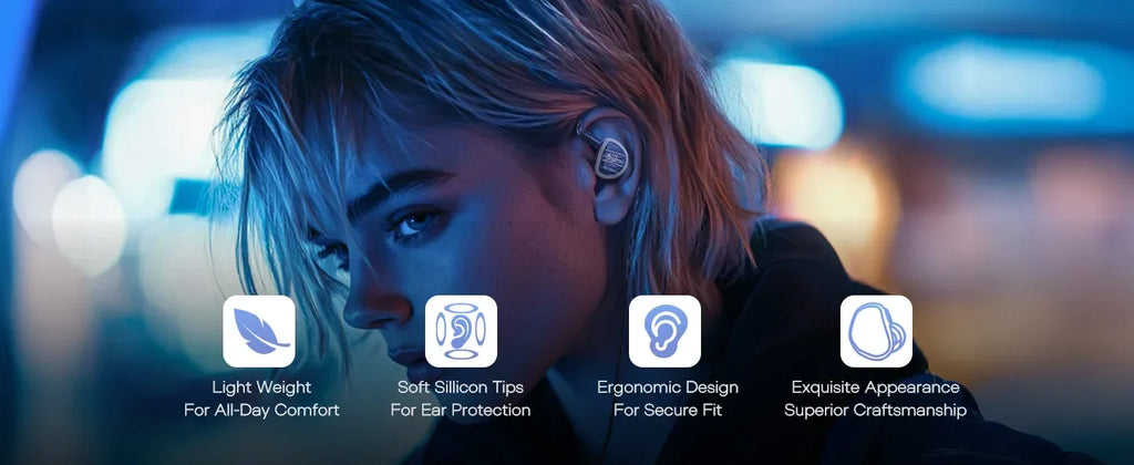 Kiwi Ears Aether Planar IEMs: 15.3mm Driver Gaming Audio | Tidesmit Tidesmit