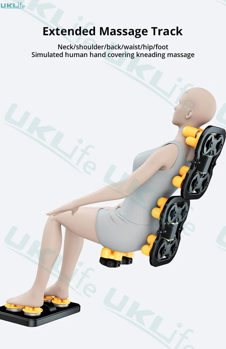 4D Full Body Massage Chair - Zero Gravity Electric Heat Recliner Body Shaping Massage Equipment Tidesmit