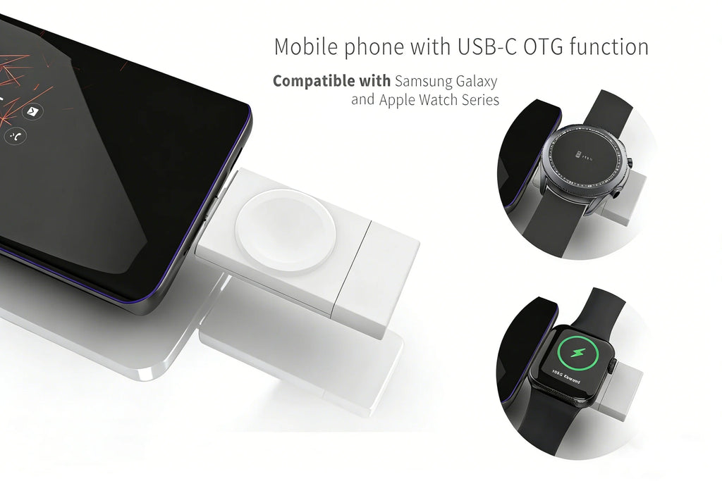 Wireless Charger for Apple and Samsung | Qi Certified Fast Station Tidesmit