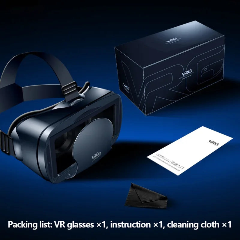 VR Headset for Smartphones - Lightweight 3D Virtual Reality Glasses Tidesmit
