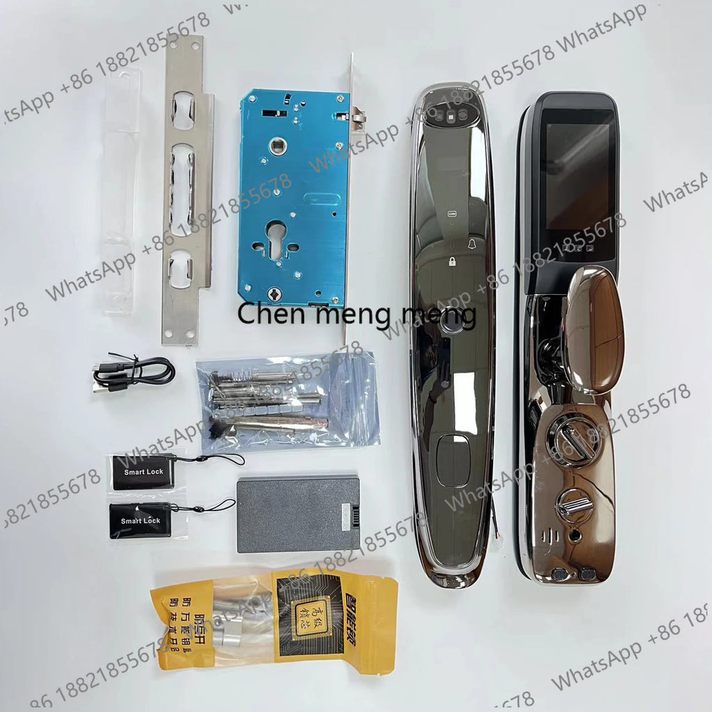 WiFi Camera Smart Lock 3D Face Recognition Digital Fingerprint Electronic Tuya Smart Door Lock APP/Key/Card