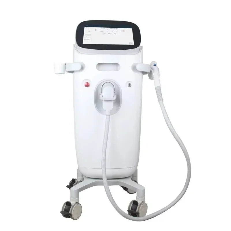Professional white focused ultrasound beauty machine for facial lifting, anti-wrinkle treatment, and skin tightening.