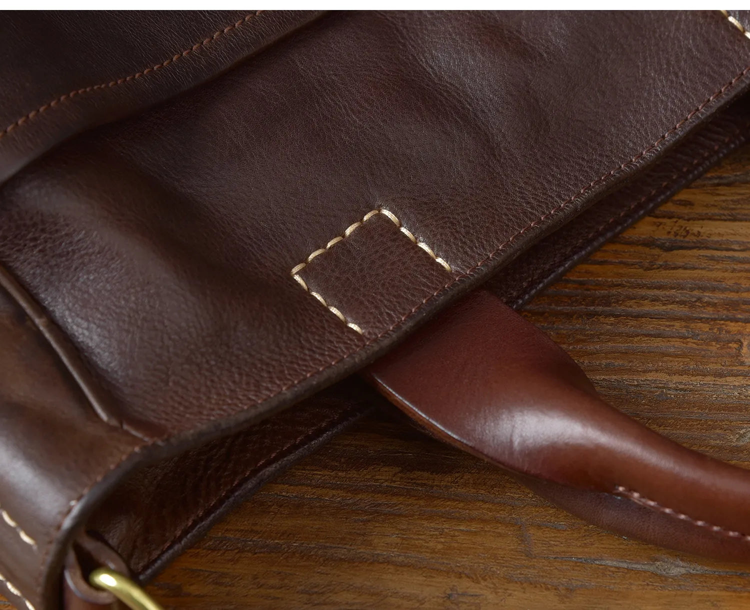 Fashion organizers designers handmade genuine leather men's tote bag outdoor travel luxury vegetable tanned cowhide handbags