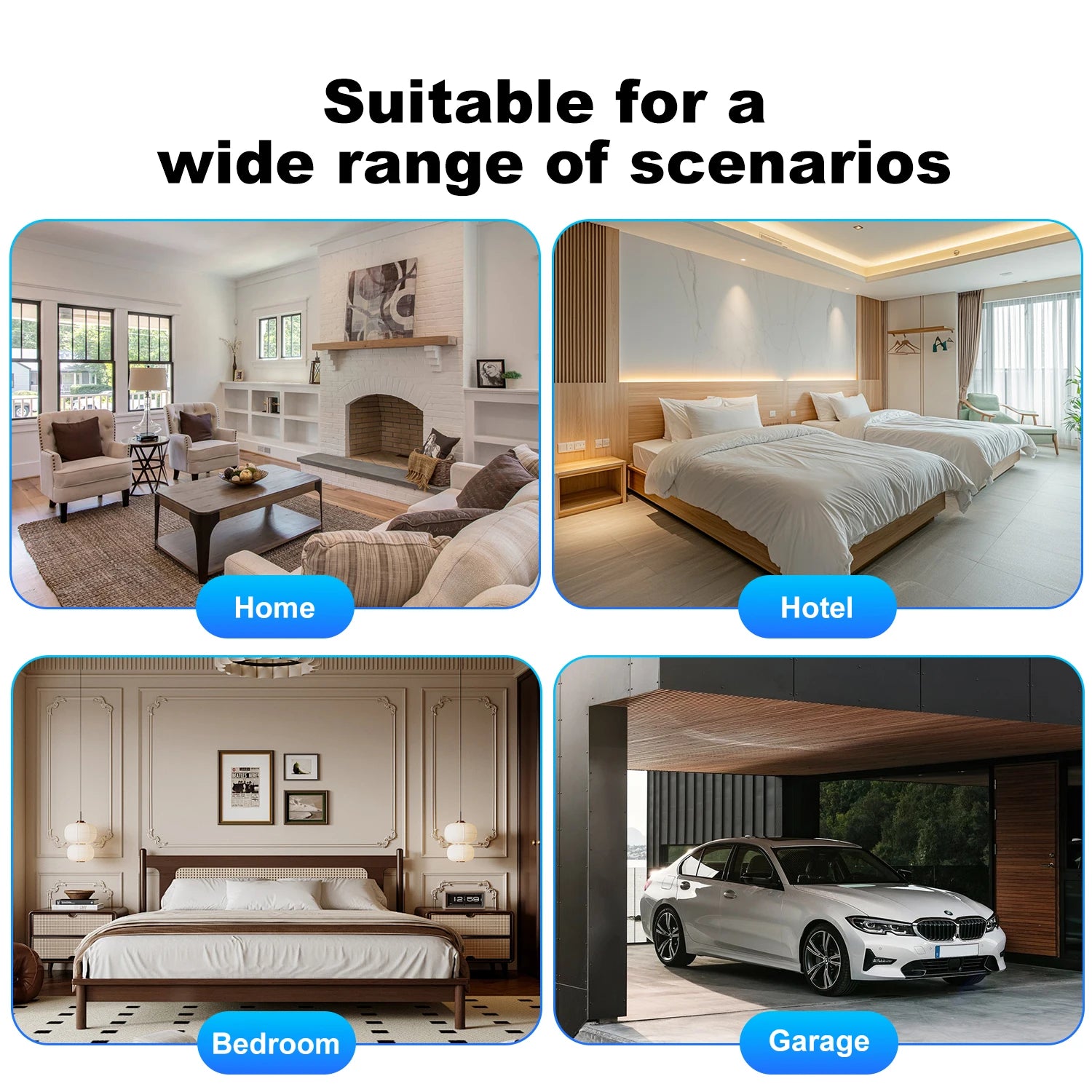 Tuya Bluetooth Fingerprint Electronic Door Handle Lock Smart Lock System Security Protection Smart Home Devices