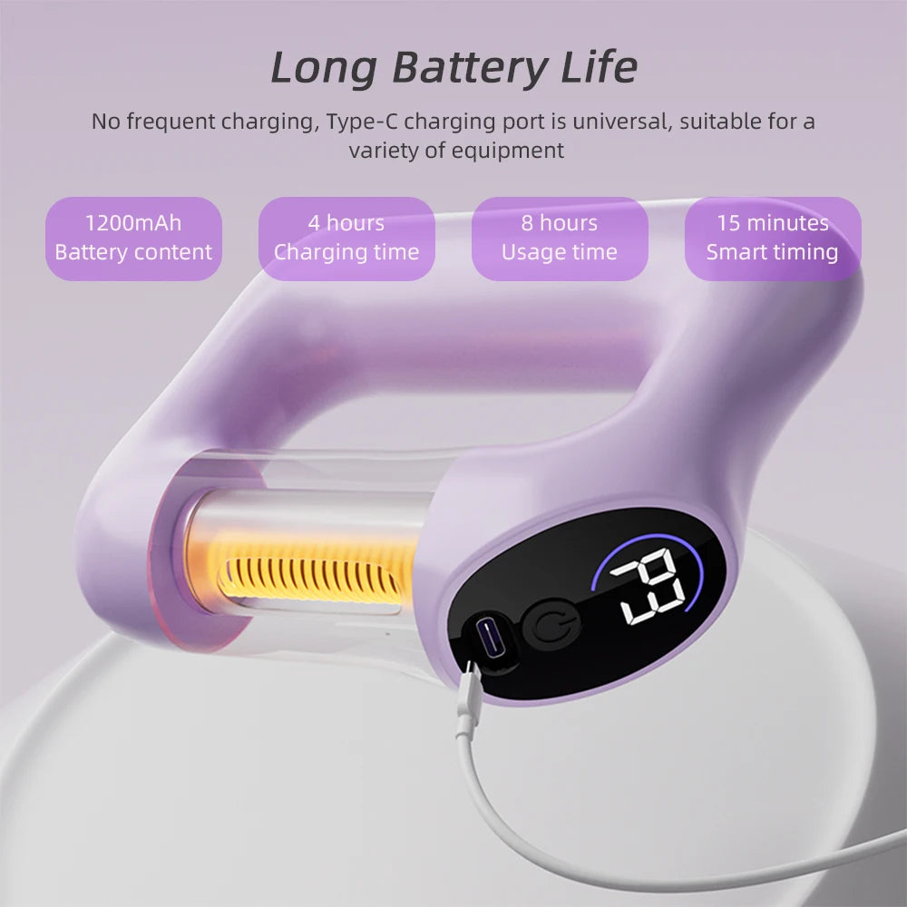 Electric Fascia Massage Ring for Deep Tissue Recovery | Blue Fascia Gun Tidesmit
